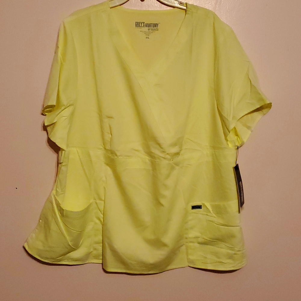 Yellow Scrub Shirt